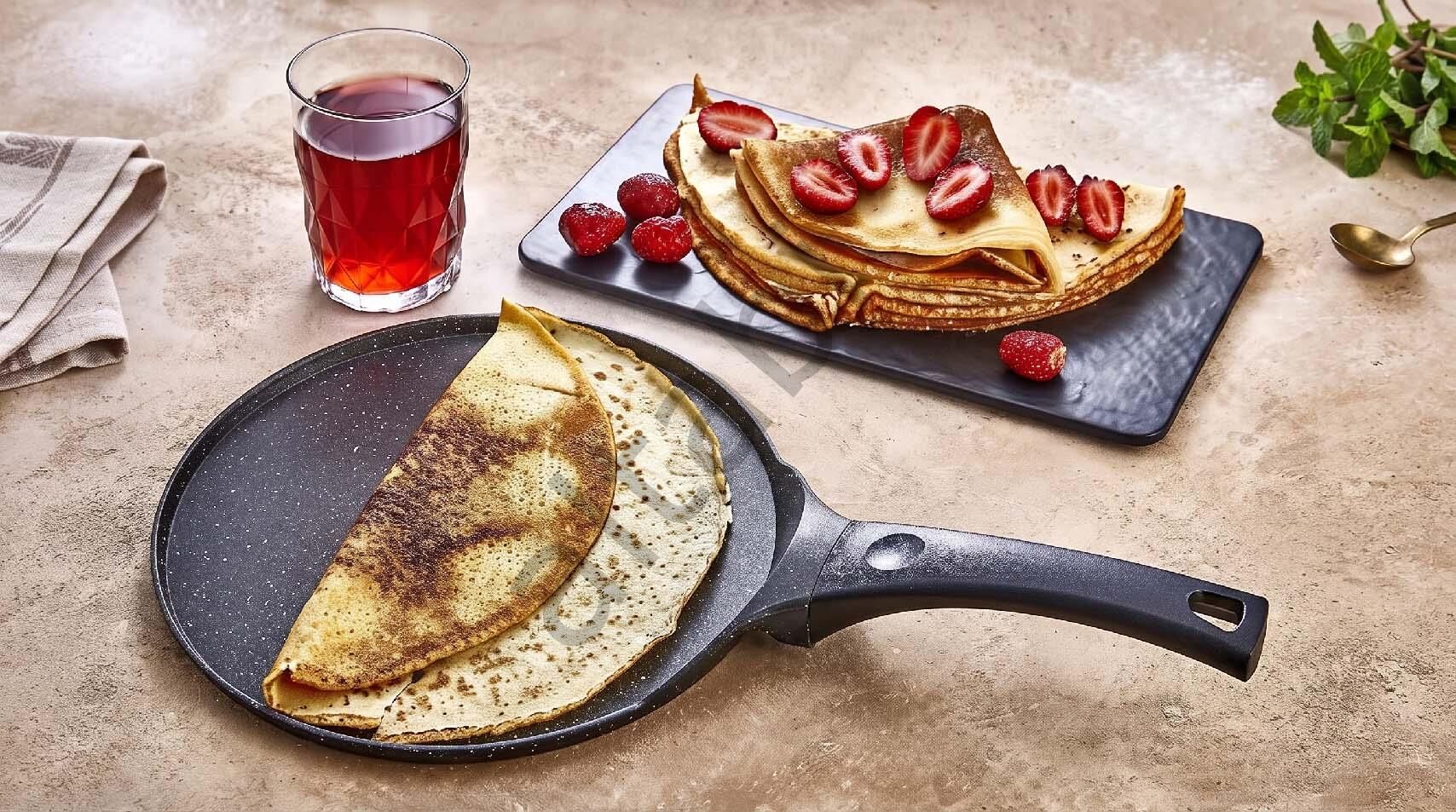 Granit Krep Tavası 26 CM Mükemmel Yapışmaz Yüzey