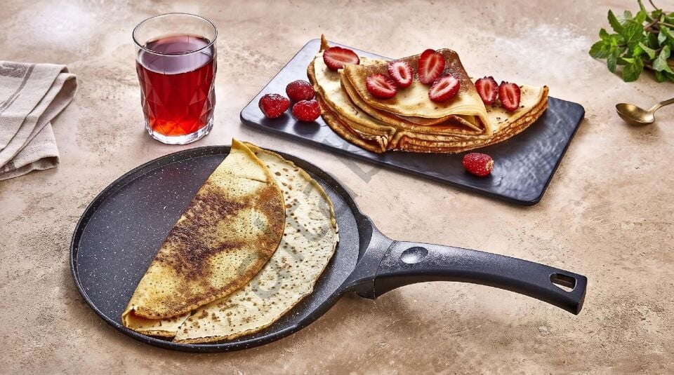 Granit Krep Tavası 26 CM Mükemmel Yapışmaz Yüzey