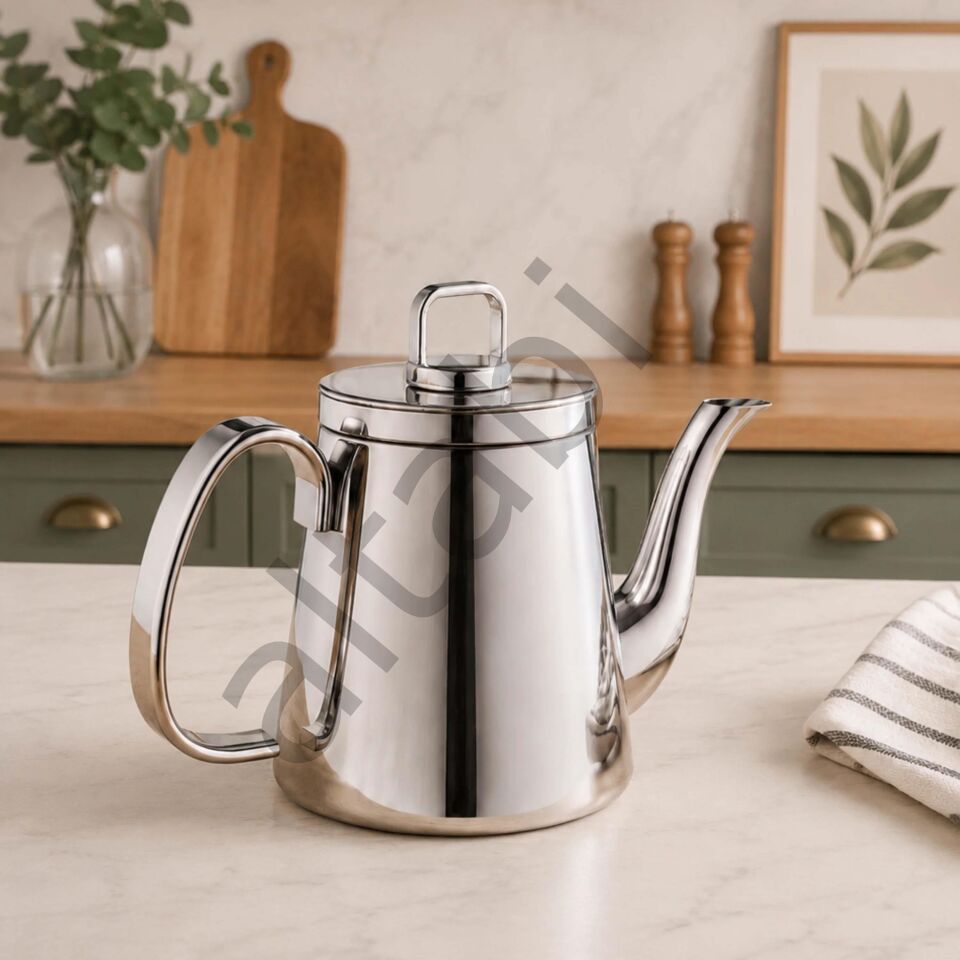 Moka Paslanmaz Çelik Demlik 1500 ML Bitki Çayları İçin İdeal Ürün