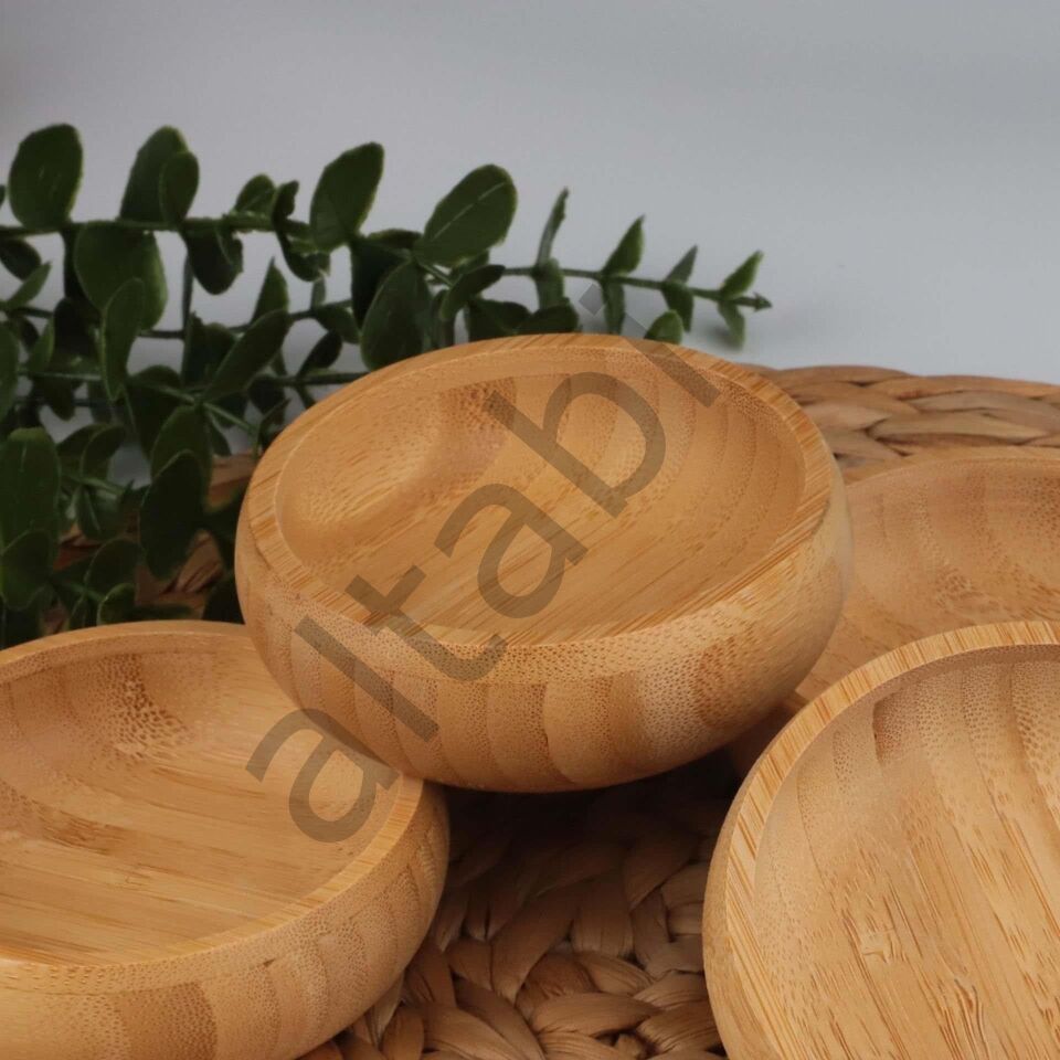 Bambu Çerezlik Sunumluk 4 Lü Çerezlik