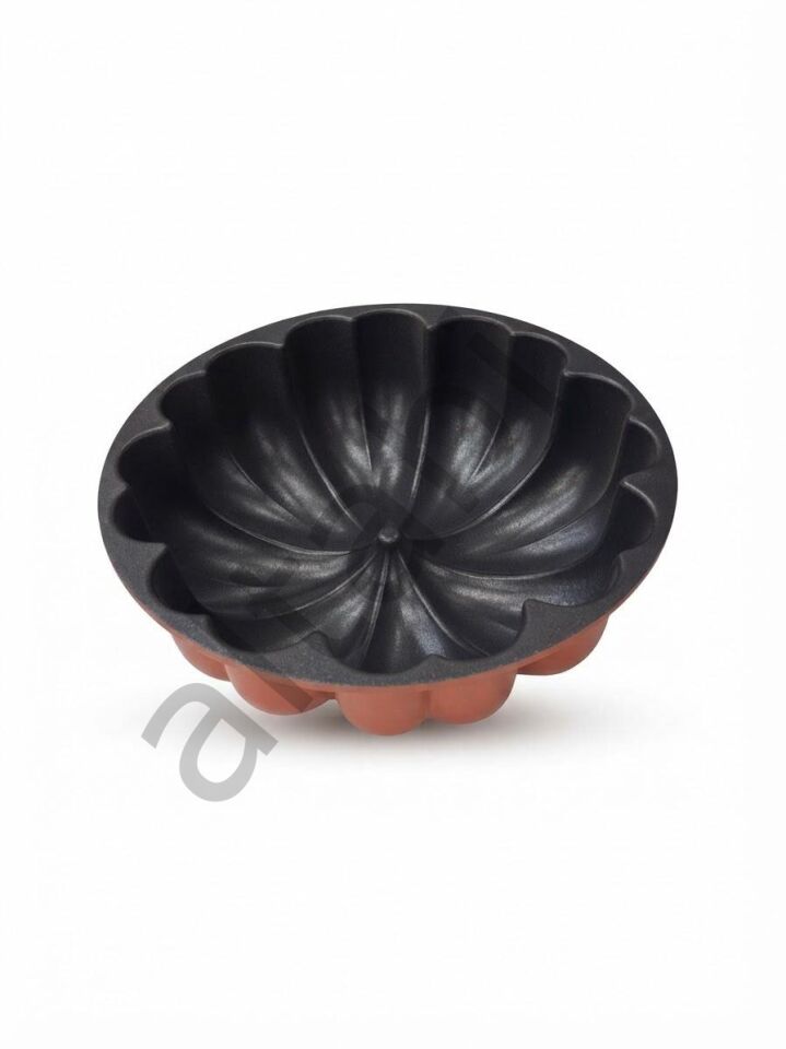 Bal Kabağı Döküm Kek Kalıbı Granit Kaplama 26 CM