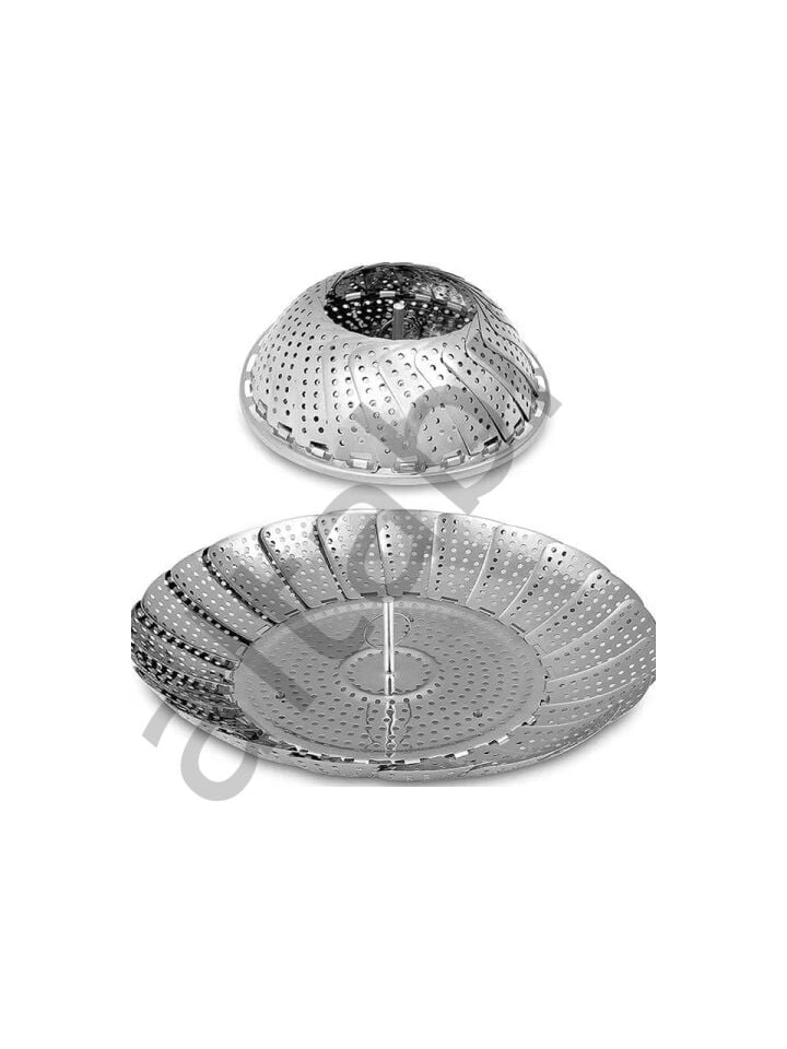 Paslanmaz Çelik Katlanabilir Buharda Pişirme Aparatı (19-29 cm)
