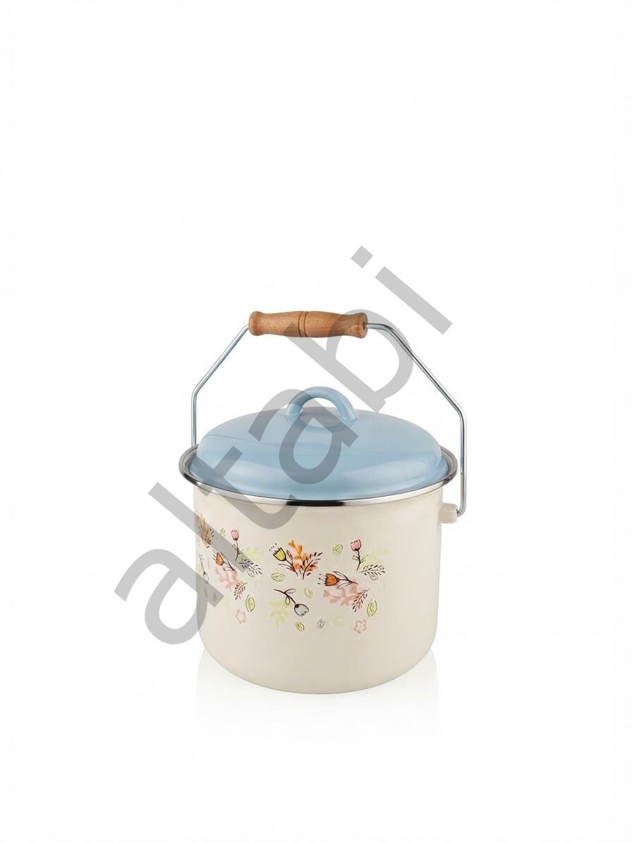 Cemre Emaye Bakraç Yoğurt Tenceresi 22 CM 5 Litre
