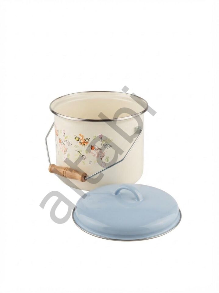 Cemre Emaye Bakraç Yoğurt Tenceresi 22 CM 5 Litre