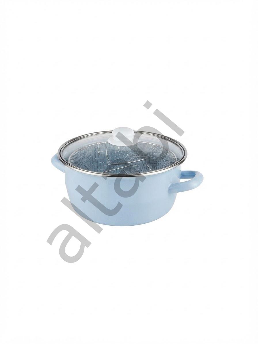 Cemre Emaye Kızartma Tenceresi – 24 CM