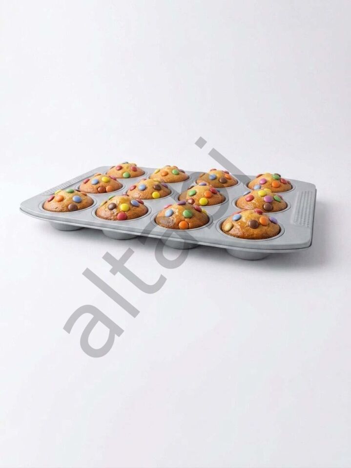 Muffin Kalıbı - Seramik Kaplama (12 Bölmeli)